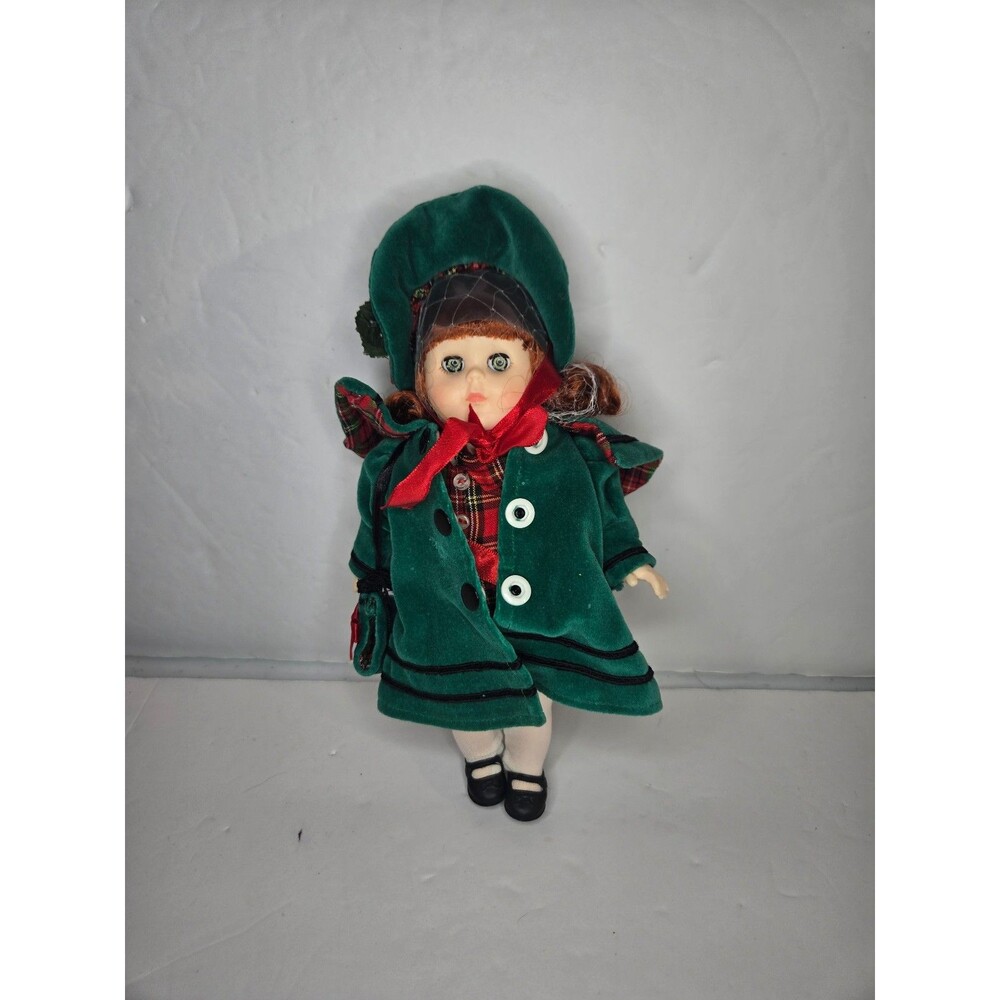 Ginny Doll Vogue Dolls Victorian Christmas Hole Tights Hairnet Discolored Coat